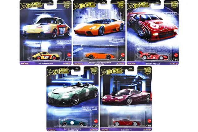 Hot Wheels Exotic Envy Complete Set