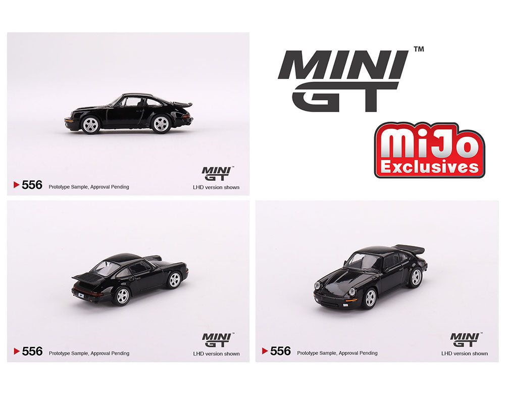 Mini GT #556 Porsche RUF CTR 1987 Anniversary - Black