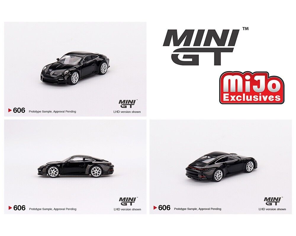 Mini GT #606 Porsche 911 (992) GT3 Touring - Black