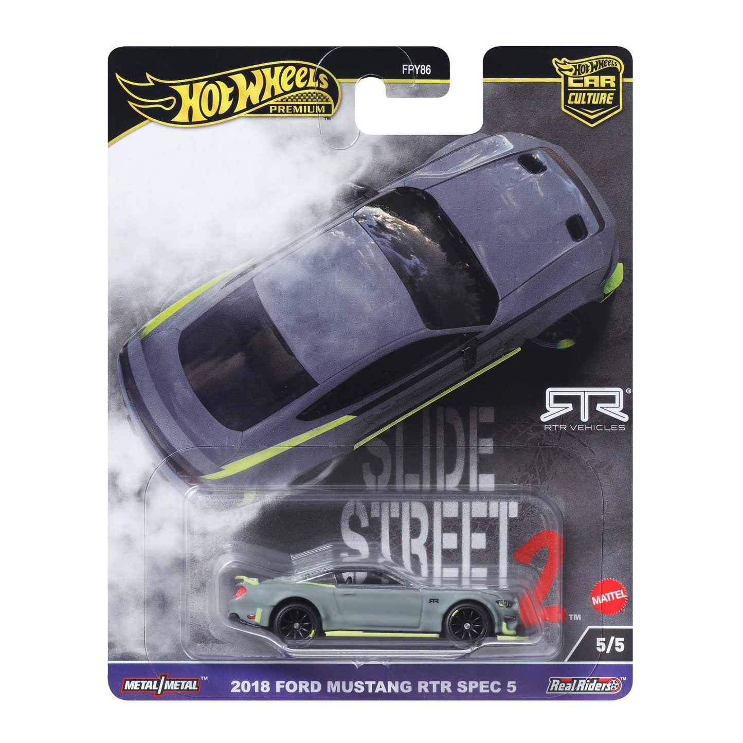 Hot Wheels Slide Street 2 2018 Ford Mustang RTR Spec 5